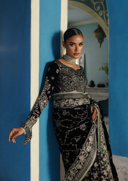 Aik Atelier | Udaipur Velvet 25 |  LOOK 04 - Pakistani Designer Dress - by Aik Atelier - Type : Ladies Clothes - 100% Original at Saira Sultan