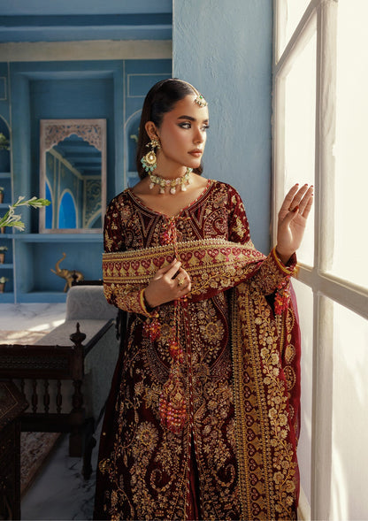 Aik Atelier | Udaipur Velvet 25 |  LOOK 05 - Pakistani Designer Dress - by Aik Atelier - Type : Ladies Clothes - 100% Original at Saira Sultan