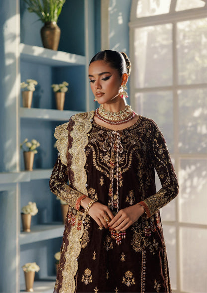 Aik Atelier | Udaipur Velvet 25 | LOOK 06 - Pakistani Designer Dress - by Aik Atelier - Type : Ladies Clothes - 100% Original at Saira Sultan