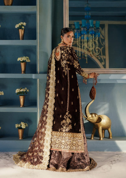 Aik Atelier | Udaipur Velvet 25 | LOOK 06 - Pakistani Designer Dress - by Aik Atelier - Type : Ladies Clothes - 100% Original at Saira Sultan