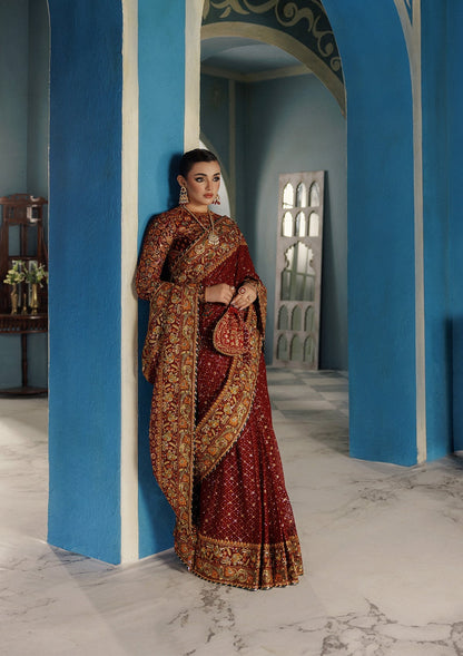 Aik Atelier | Udaipur Velvet 25 | LOOK 09 - Pakistani Designer Dress - by Aik Atelier - Type : Ladies Clothes - 100% Original at Saira Sultan