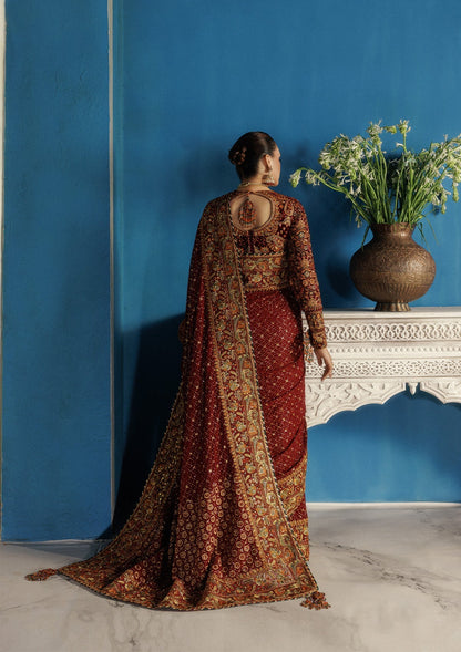 Aik Atelier | Udaipur Velvet 25 | LOOK 09 - Pakistani Designer Dress - by Aik Atelier - Type : Ladies Clothes - 100% Original at Saira Sultan