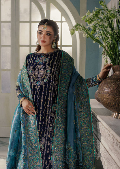 Aik Atelier | Udaipur Velvet 25 | LOOK 10 - Pakistani Designer Dress - by Aik Atelier - Type : Ladies Clothes - 100% Original at Saira Sultan