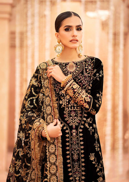 Aik Atelier | Zardozi Velvet 23 | 02 - Pakistani Designer Dress - by Aik Atelier | Type: Formal - 100% Original at Saira Sultan