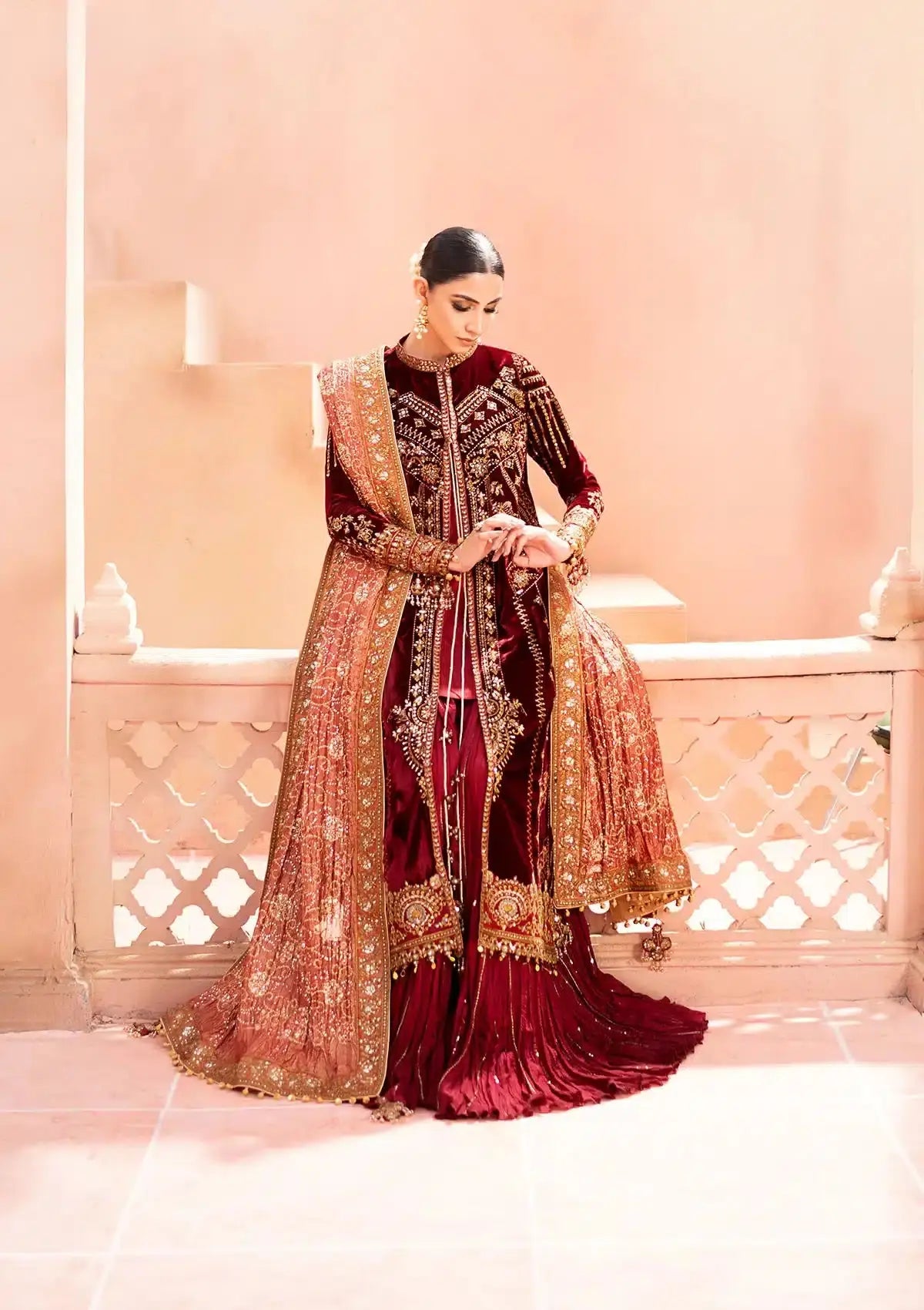 Aik Atelier | Zardozi Velvet 23 | 03 - Pakistani Designer Dress - by Aik Atelier | Type: Formal - 100% Original at Saira Sultan