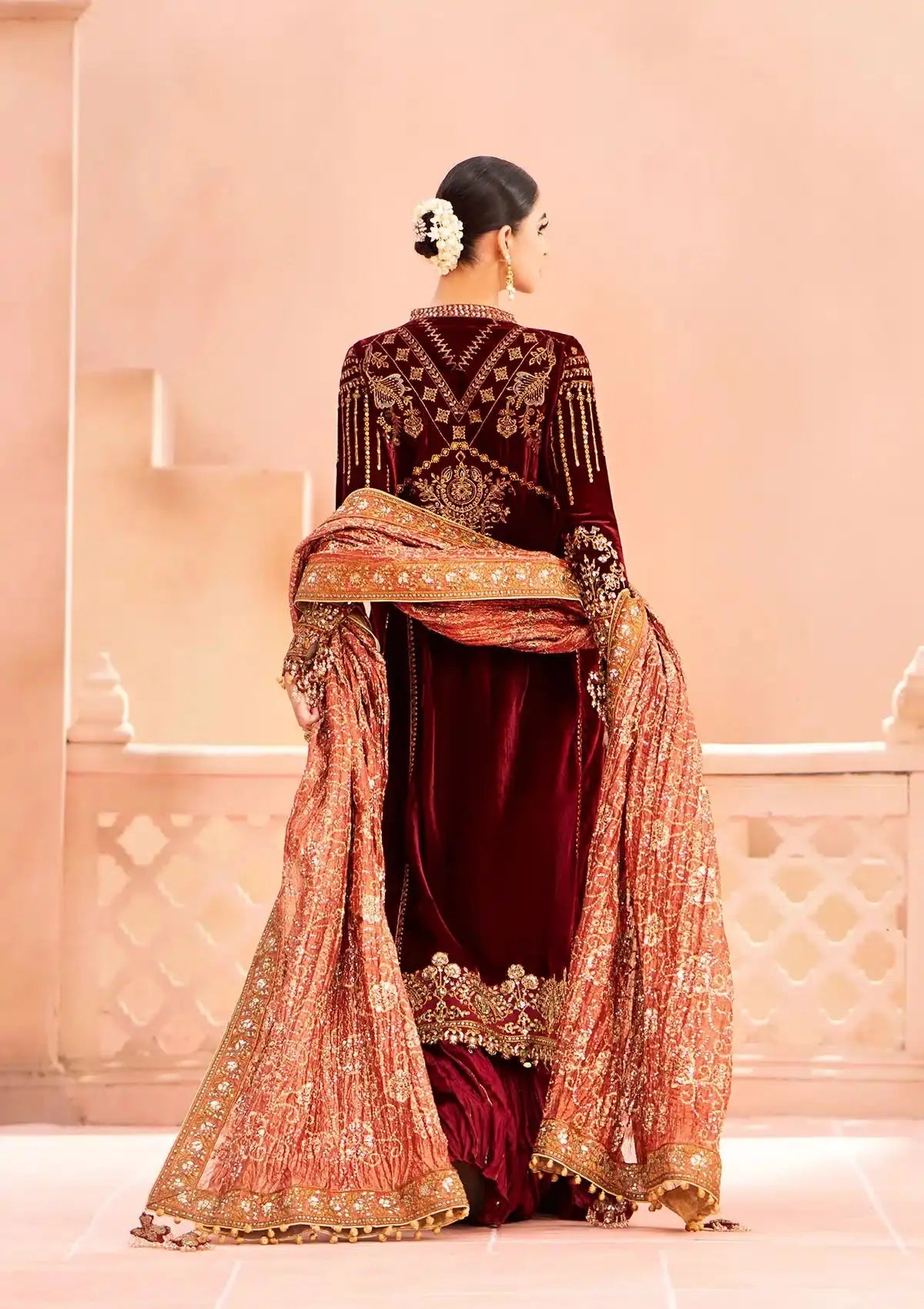 Aik Atelier | Zardozi Velvet 23 | 03 - Pakistani Designer Dress - by Aik Atelier | Type: Formal - 100% Original at Saira Sultan
