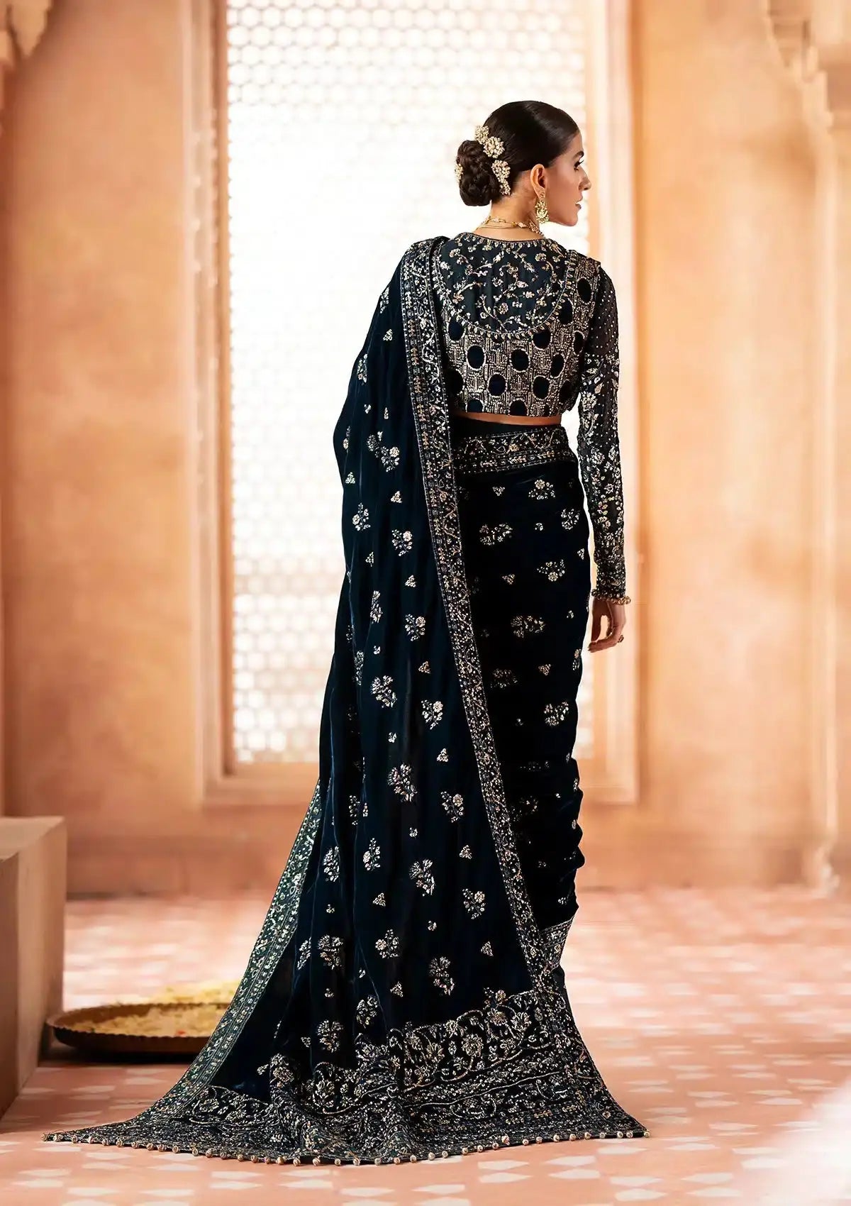 Aik Atelier | Zardozi Velvet 23 | 06 - Pakistani Designer Dress - by Aik Atelier | Type: Formal - 100% Original at Saira Sultan