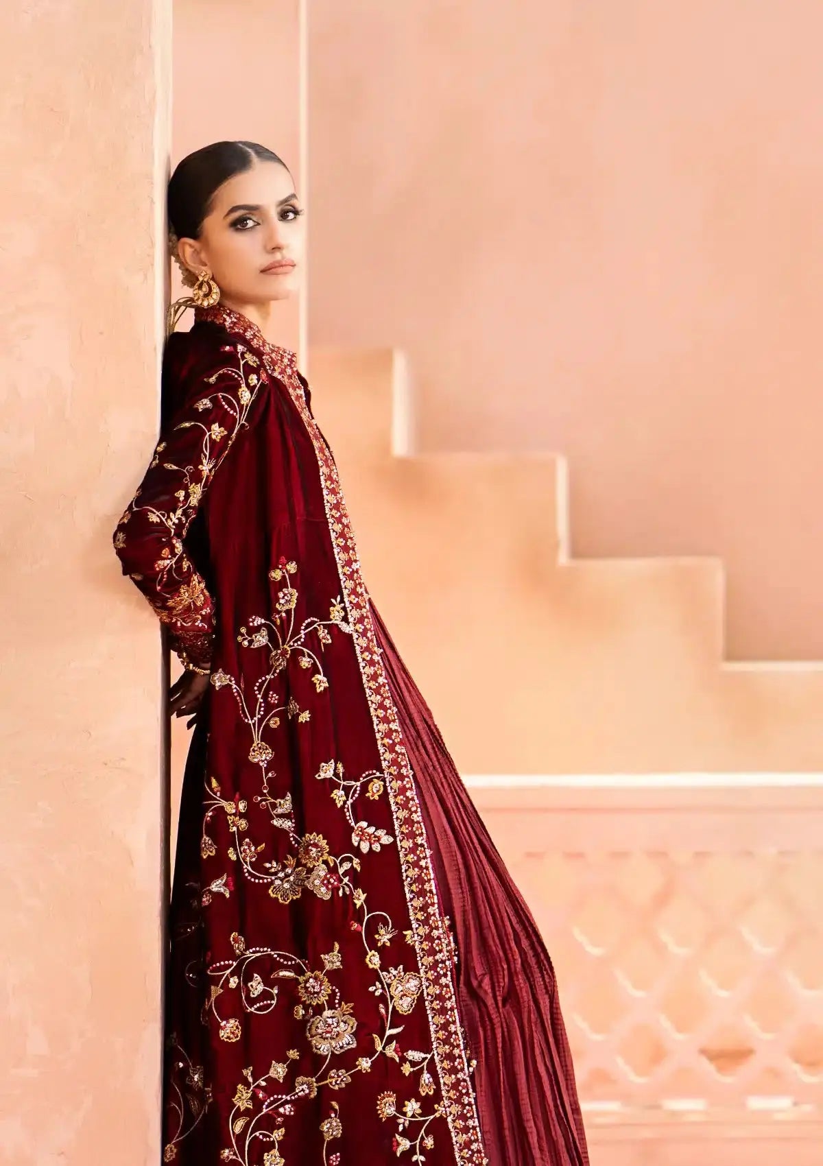 Aik Atelier | Zardozi Velvet 23 | 07 - Pakistani Designer Dress - by Aik Atelier | Type: Formal - 100% Original at Saira Sultan