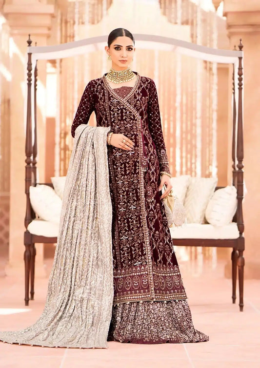 Aik Atelier | Zardozi Velvet 23 | 08 - Pakistani Designer Dress - by Aik Atelier | Type: Formal - 100% Original at Saira Sultan