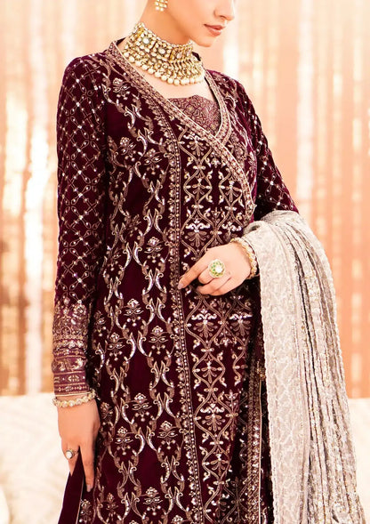 Aik Atelier | Zardozi Velvet 23 | 08 - Pakistani Designer Dress - by Aik Atelier | Type: Formal - 100% Original at Saira Sultan