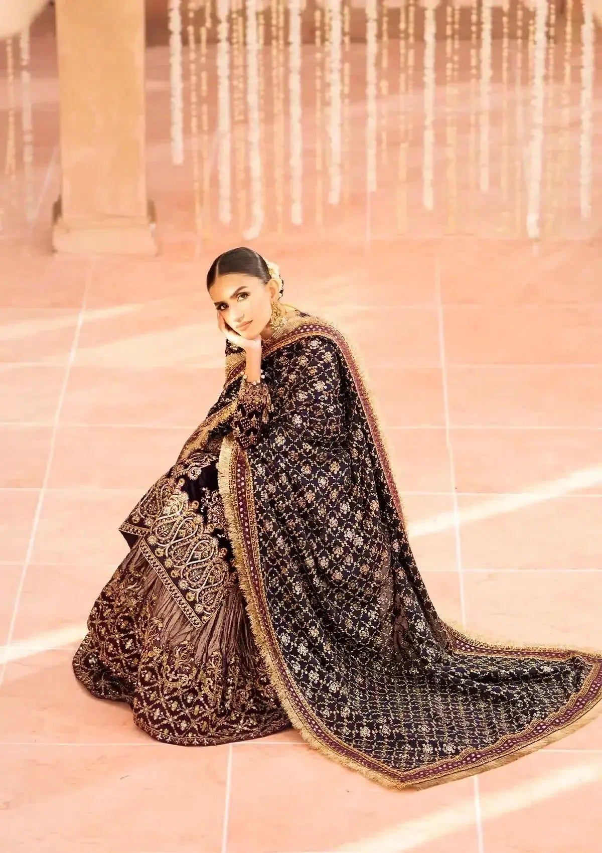 Aik Atelier | Zardozi Velvet 23 | 09 - Pakistani Designer Dress - by Aik Atelier | Type: Formal - 100% Original at Saira Sultan