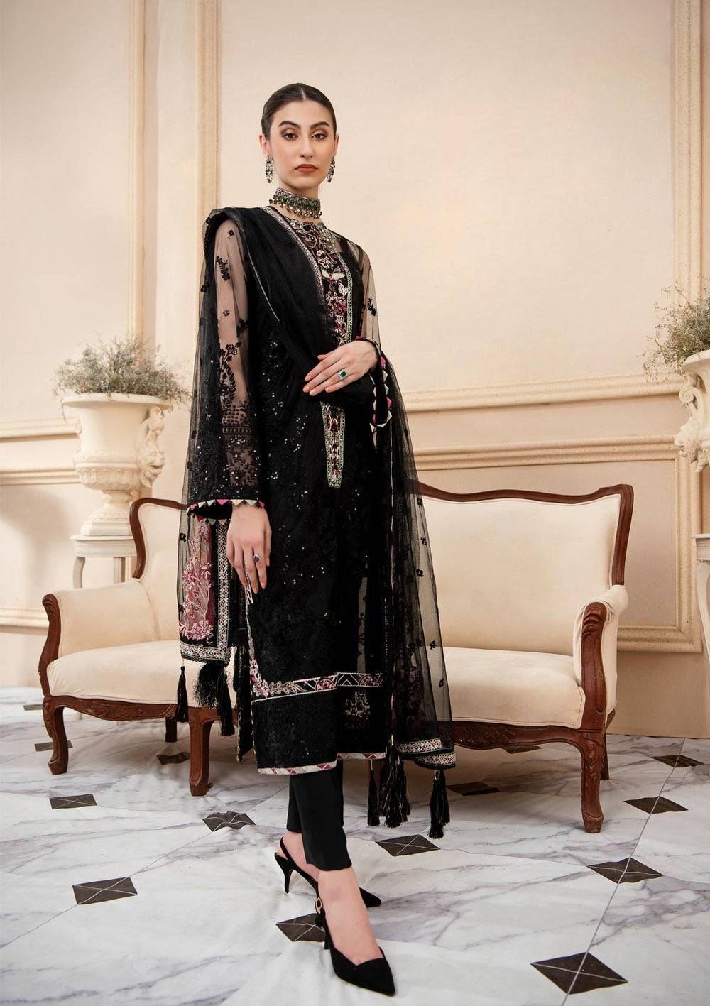 Aik Atelier | Formals Collection | LUMIERE - LOOK 02 - Pakistani Designer Dress - by Aik Atelier | Type: Formal - 100% Original at Saira Sultan