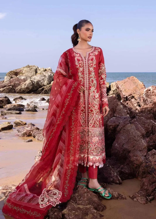 Akbar Aslam | Oasis Lawn 24 | Petuna - Pakistani Designer Dress - by Akbar Aslam | Type: Luxury - 100% Original at Saira Sultan