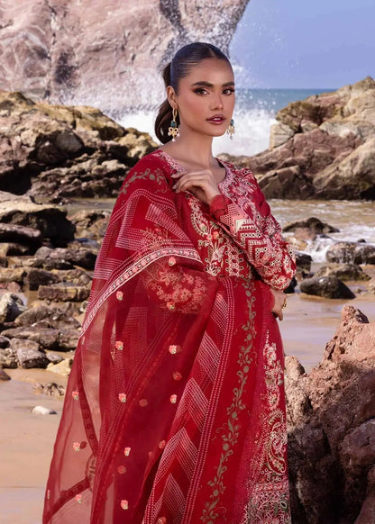 Akbar Aslam | Oasis Lawn 24 | Petuna - Pakistani Designer Dress - by Akbar Aslam | Type: Luxury - 100% Original at Saira Sultan
