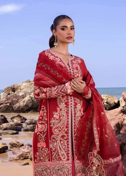 Akbar Aslam | Oasis Lawn 24 | Petuna - Pakistani Designer Dress - by Akbar Aslam | Type: Luxury - 100% Original at Saira Sultan