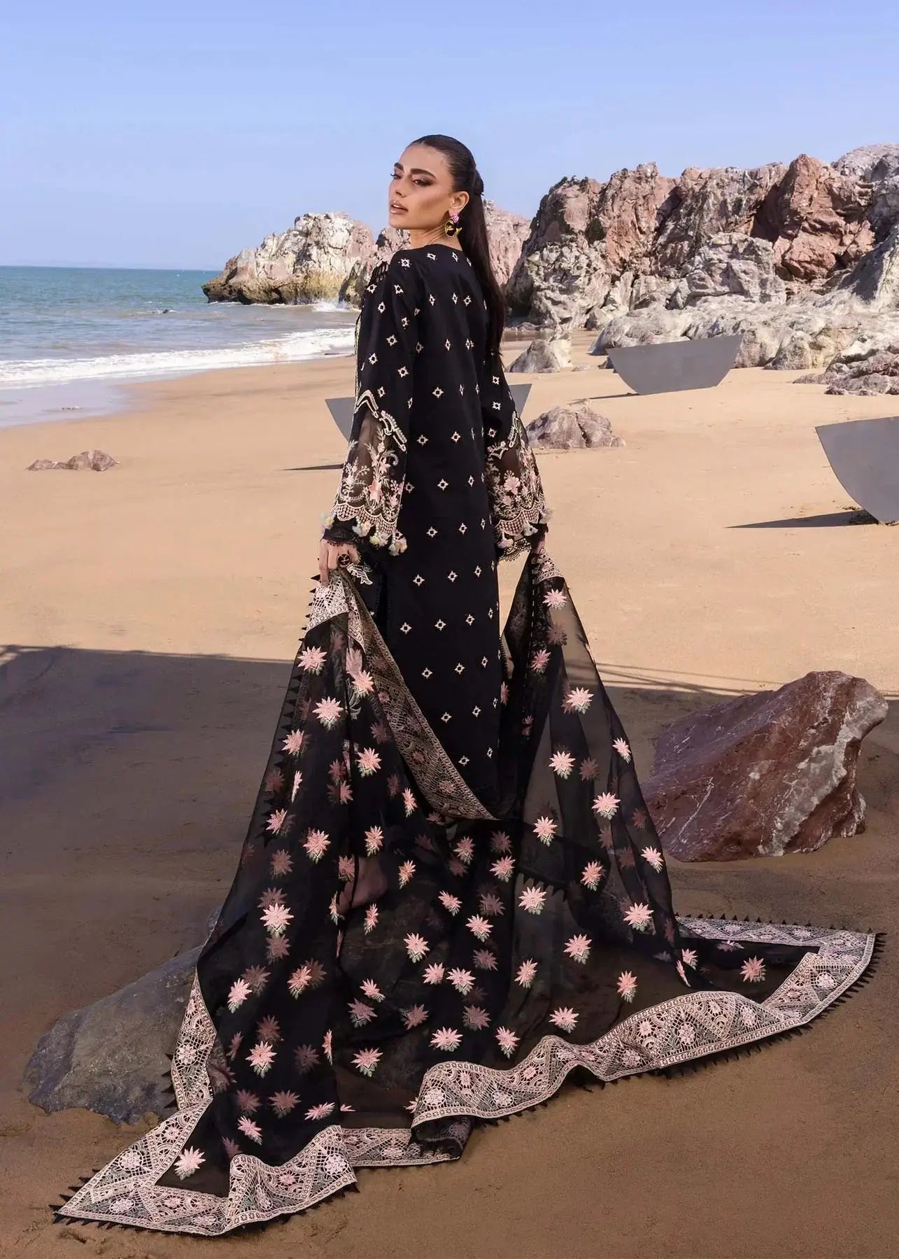 Akbar Aslam | Oasis Lawn 24 | Iris - Pakistani Designer Dress - by Akbar Aslam | Type: Luxury - 100% Original at Saira Sultan