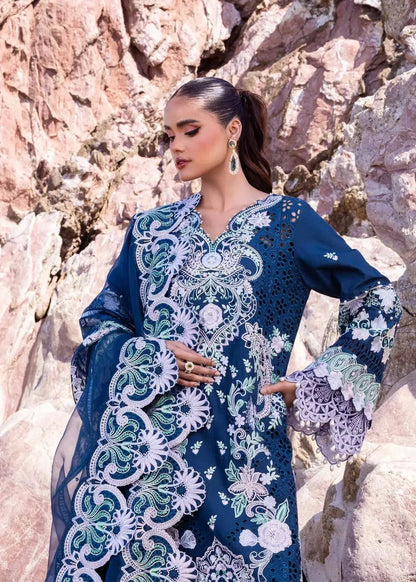 Akbar Aslam | Oasis Lawn 24 | Blue Bell - Pakistani Designer Dress - by Akbar Aslam | Type: Luxury - 100% Original at Saira Sultan