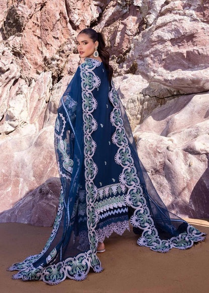 Akbar Aslam | Oasis Lawn 24 | Blue Bell - Pakistani Designer Dress - by Akbar Aslam | Type: Luxury - 100% Original at Saira Sultan
