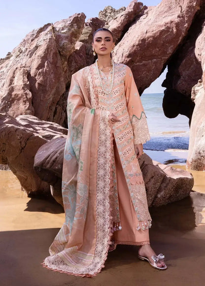 Akbar Aslam | Oasis Lawn 24 | Sweet Pea - Pakistani Designer Dress - by Akbar Aslam | Type: Luxury - 100% Original at Saira Sultan