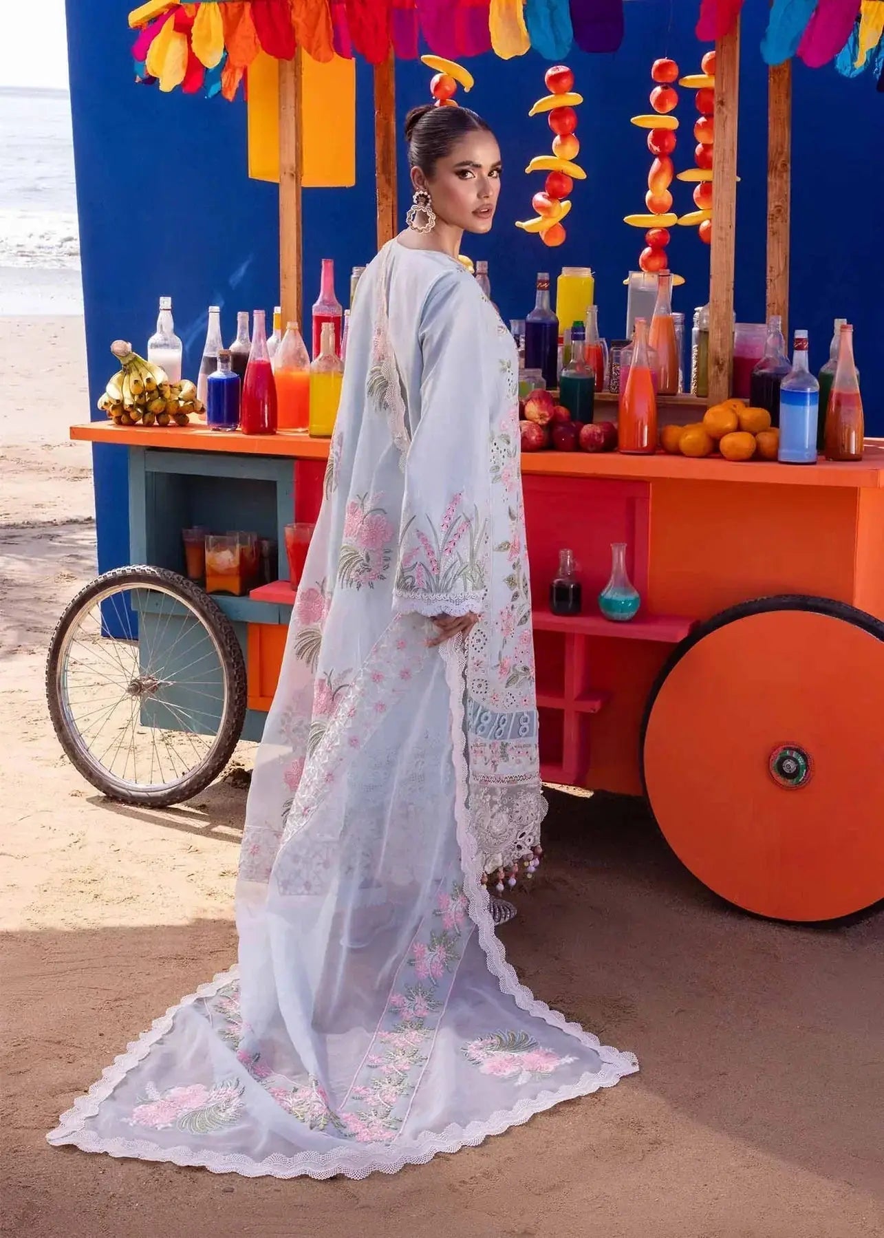 Akbar Aslam | Oasis Lawn 24 | Begonia - Pakistani Designer Dress - by Akbar Aslam | Type: Luxury - 100% Original at Saira Sultan