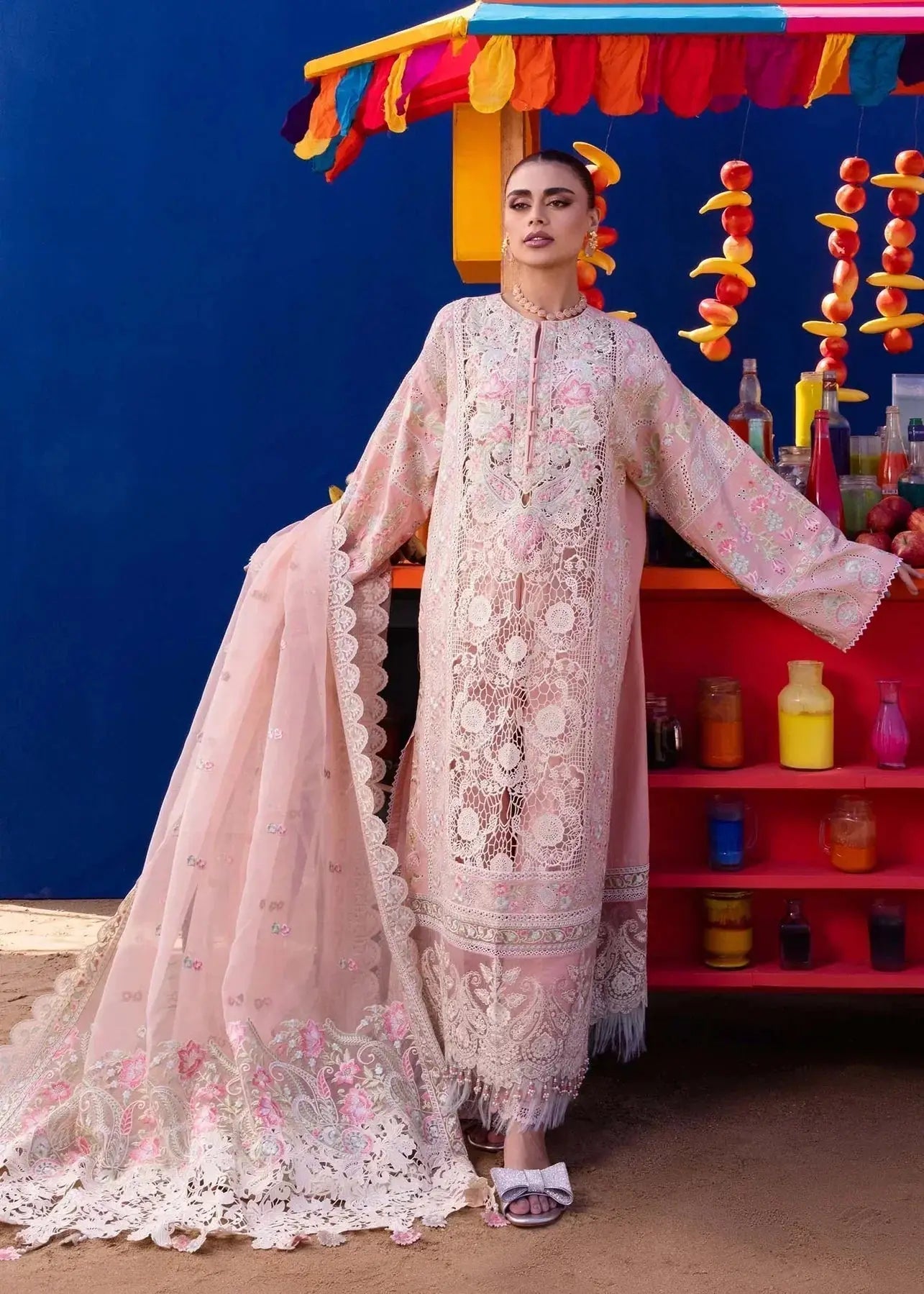 Akbar Aslam | Oasis Lawn 24 | Camellia - Pakistani Designer Dress - by Akbar Aslam | Type: Luxury - 100% Original at Saira Sultan