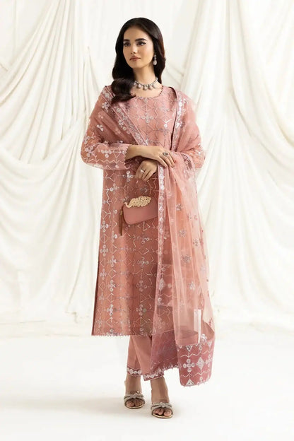 Alizeh | Dua Formals 23 | DUA-V02D04B-NAZIK(PINK) - Pakistani Designer Dress - by Alizeh | Type: Formal - 100% Original at Saira Sultan