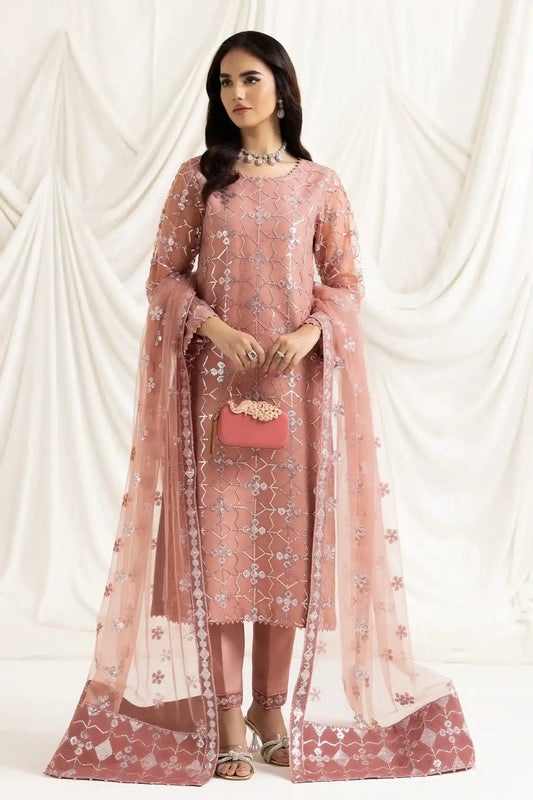 Alizeh | Dua Formals 23 | DUA-V02D04B-NAZIK(PINK) - Pakistani Designer Dress - by Alizeh | Type: Formal - 100% Original at Saira Sultan