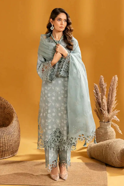 Alizeh | Maahi Embroidered Lawn | Nyra - Pakistani Designer Dress - by Alizeh | Type: Luxury - 100% Original at Saira Sultan