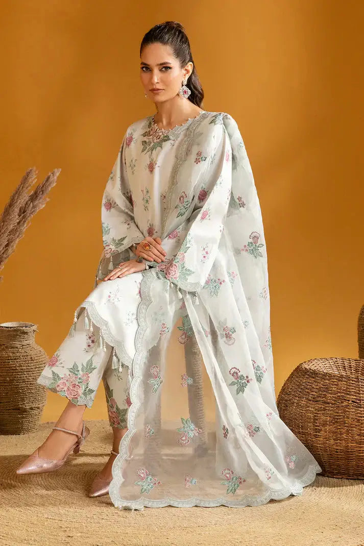 Alizeh | Maahi Embroidered Lawn | Ivy - Pakistani Designer Dress - by Alizeh | Type: Luxury - 100% Original at Saira Sultan