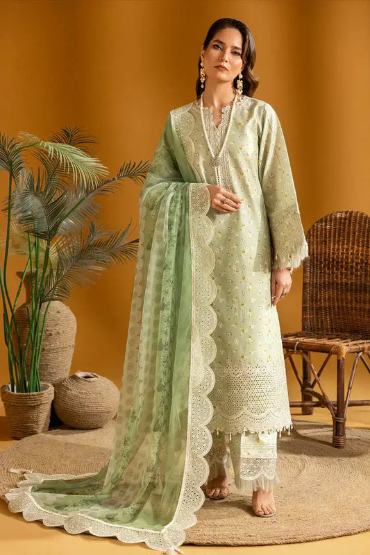 Alizeh | Maahi Embroidered Lawn | Ziva - Pakistani Designer Dress - by Alizeh | Type: Luxury - 100% Original at Saira Sultan