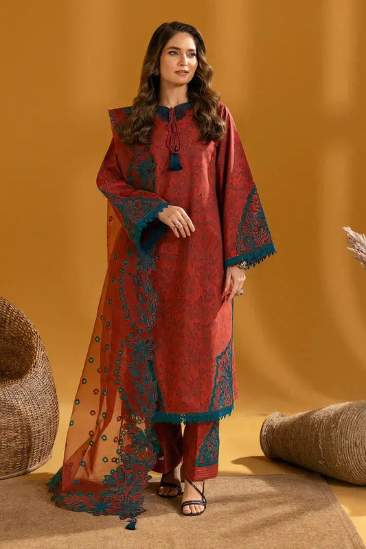 Alizeh | Maahi Embroidered Lawn | Mira - Pakistani Designer Dress - by Alizeh | Type: Luxury - 100% Original at Saira Sultan