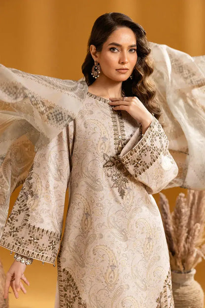 Alizeh | Maahi Embroidered Lawn | Hira - Pakistani Designer Dress - by Alizeh | Type: Luxury - 100% Original at Saira Sultan