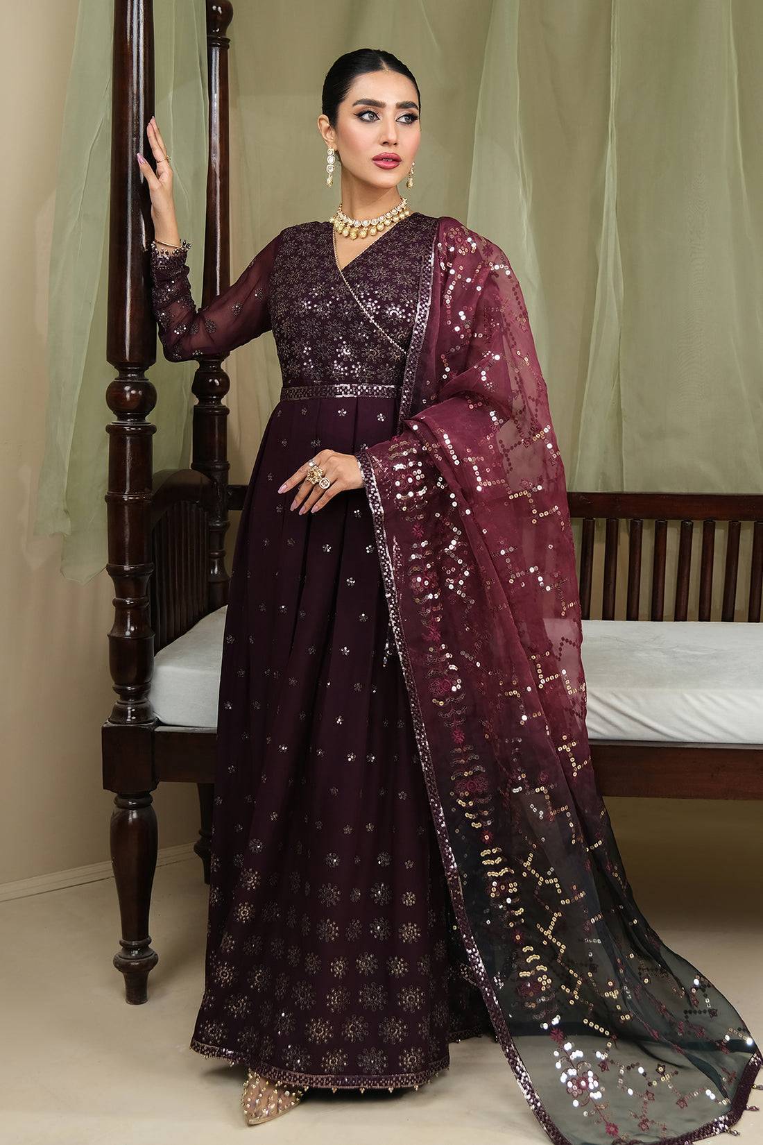Alizeh | Formals Collection | ZURI UF-V03D03 - Pakistani Designer Dress - by Alizeh | Type: Formal - 100% Original at Saira Sultan
