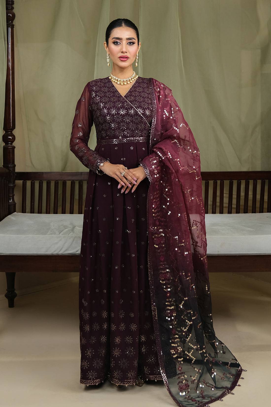 Alizeh | Formals Collection | ZURI UF-V03D03 - Pakistani Designer Dress - by Alizeh | Type: Formal - 100% Original at Saira Sultan