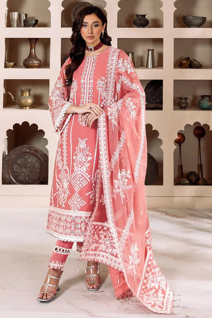 Alizeh | Dua Formals 23 | DUA-V01D04B- MEHRUNISA ( PINK ) - Pakistani Designer Dress - by Alizeh | Type: Formal - 100% Original at Saira Sultan