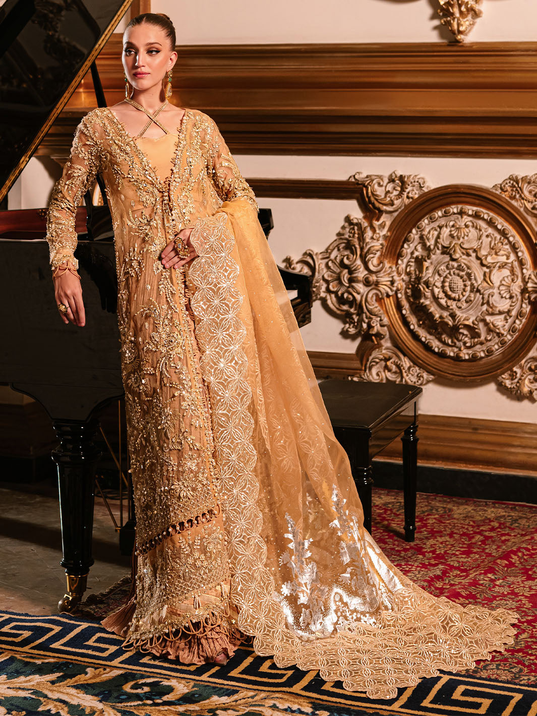 Parishay | Cindrella Luxury Formals | AMBRE - Pakistani Designer Dress - by Parishay | Type: Bridal - 100% Original at Saira Sultan