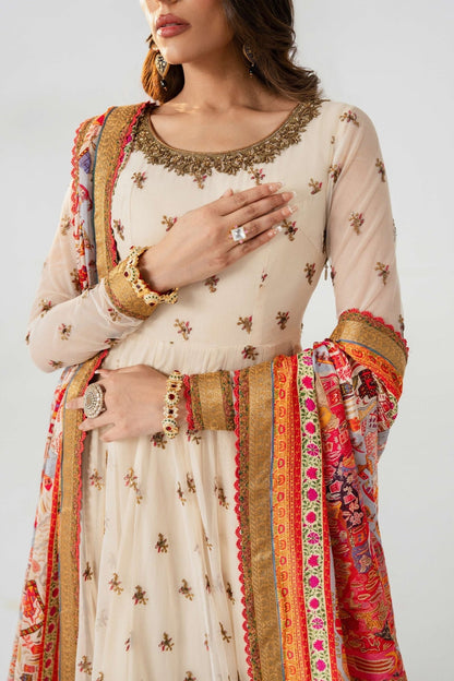 Fahad Hussayn | Jalsa Ghar | Angora M Ivory Lawn
