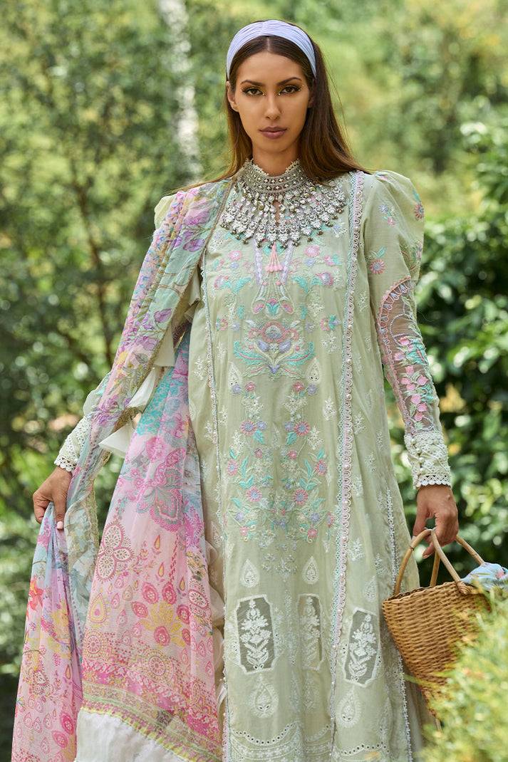 Ansab Jahangir | Zoha Lawn 24 | ANTHURIUM - Pakistani Designer Dress - by Ansab Jahangir | Type: Luxury - 100% Original at Saira Sultan