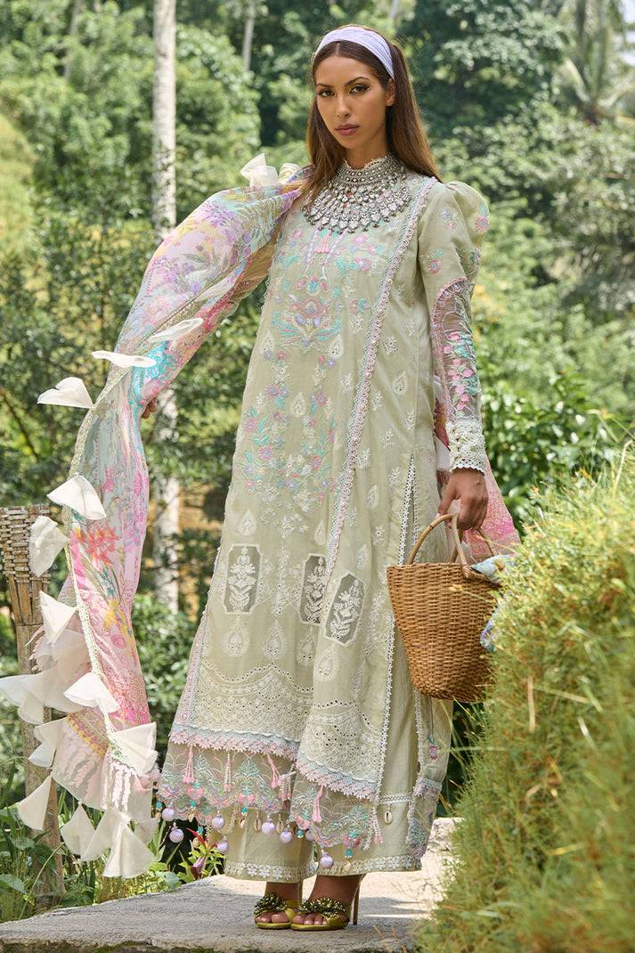 Ansab Jahangir | Zoha Lawn 24 | ANTHURIUM - Pakistani Designer Dress - by Ansab Jahangir | Type: Luxury - 100% Original at Saira Sultan
