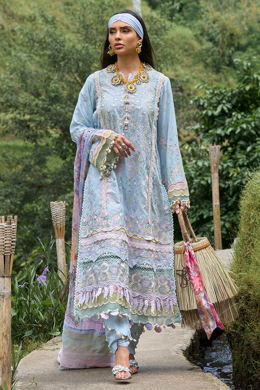 Ansab Jahangir | Zoha Lawn 24 | HELICONIA - Pakistani Designer Dress - by Ansab Jahangir | Type: Luxury - 100% Original at Saira Sultan
