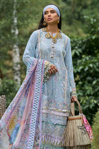 Ansab Jahangir | Zoha Lawn 24 | HELICONIA - Pakistani Designer Dress - by Ansab Jahangir | Type: Luxury - 100% Original at Saira Sultan