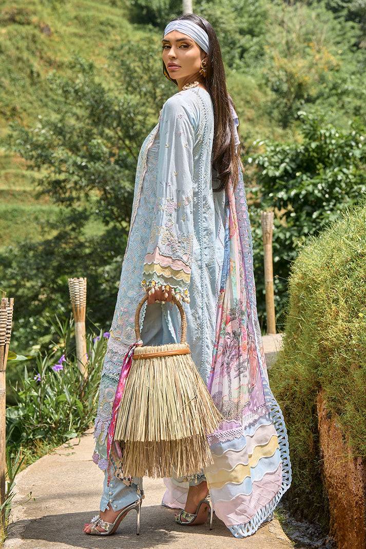 Ansab Jahangir | Zoha Lawn 24 | HELICONIA - Pakistani Designer Dress - by Ansab Jahangir | Type: Luxury - 100% Original at Saira Sultan