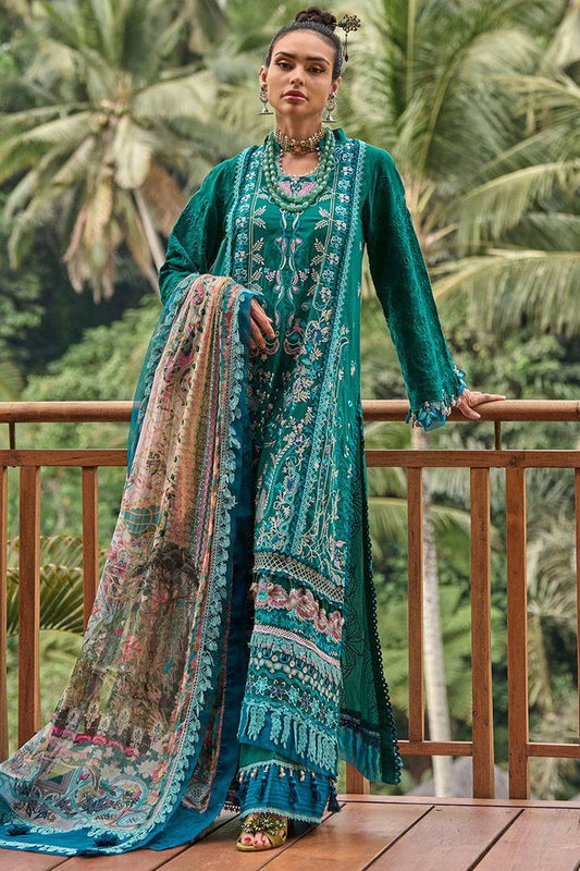 Ansab Jahangir | Zoha Lawn 24 | FRANGIPANI - Pakistani Designer Dress - by Ansab Jahangir | Type: Luxury - 100% Original at Saira Sultan