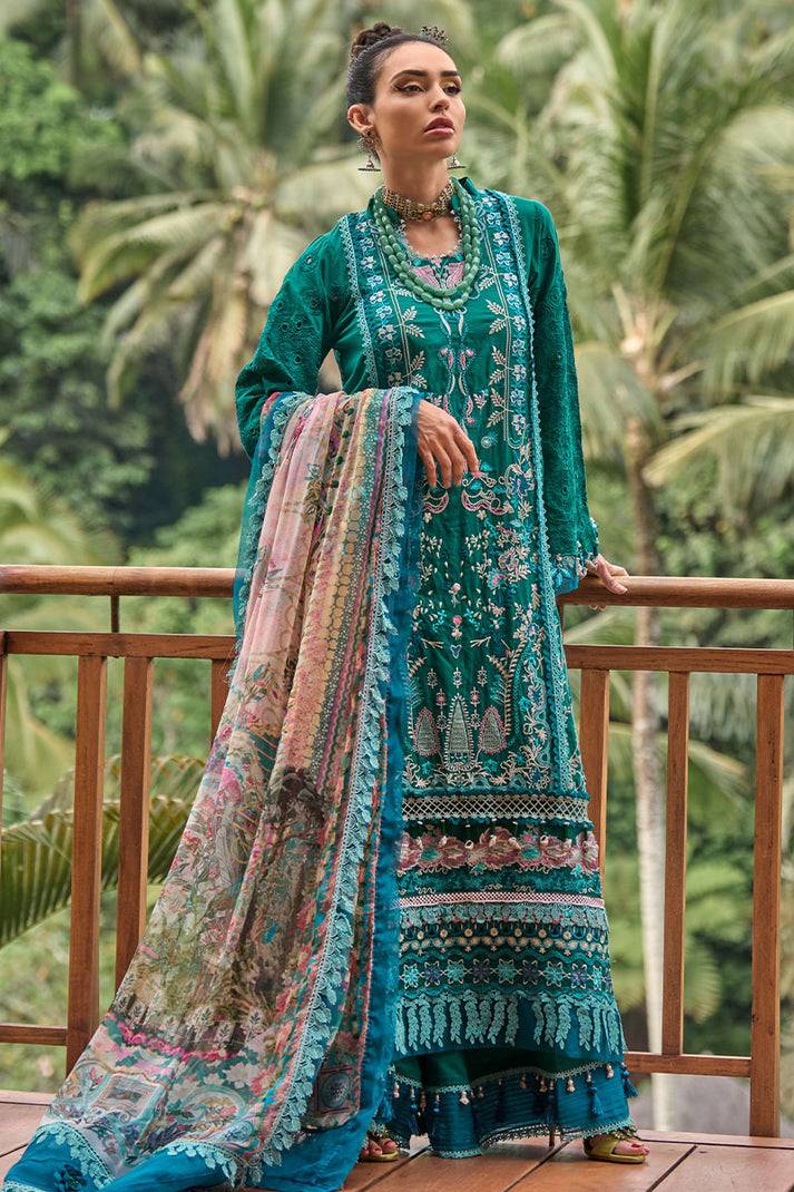 Ansab Jahangir | Zoha Lawn 24 | FRANGIPANI - Pakistani Designer Dress - by Ansab Jahangir | Type: Luxury - 100% Original at Saira Sultan