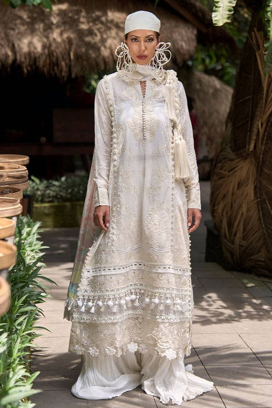 Ansab Jahangir | Zoha Lawn 24 | EUPHORIBA - Pakistani Designer Dress - by Ansab Jahangir | Type: Luxury - 100% Original at Saira Sultan