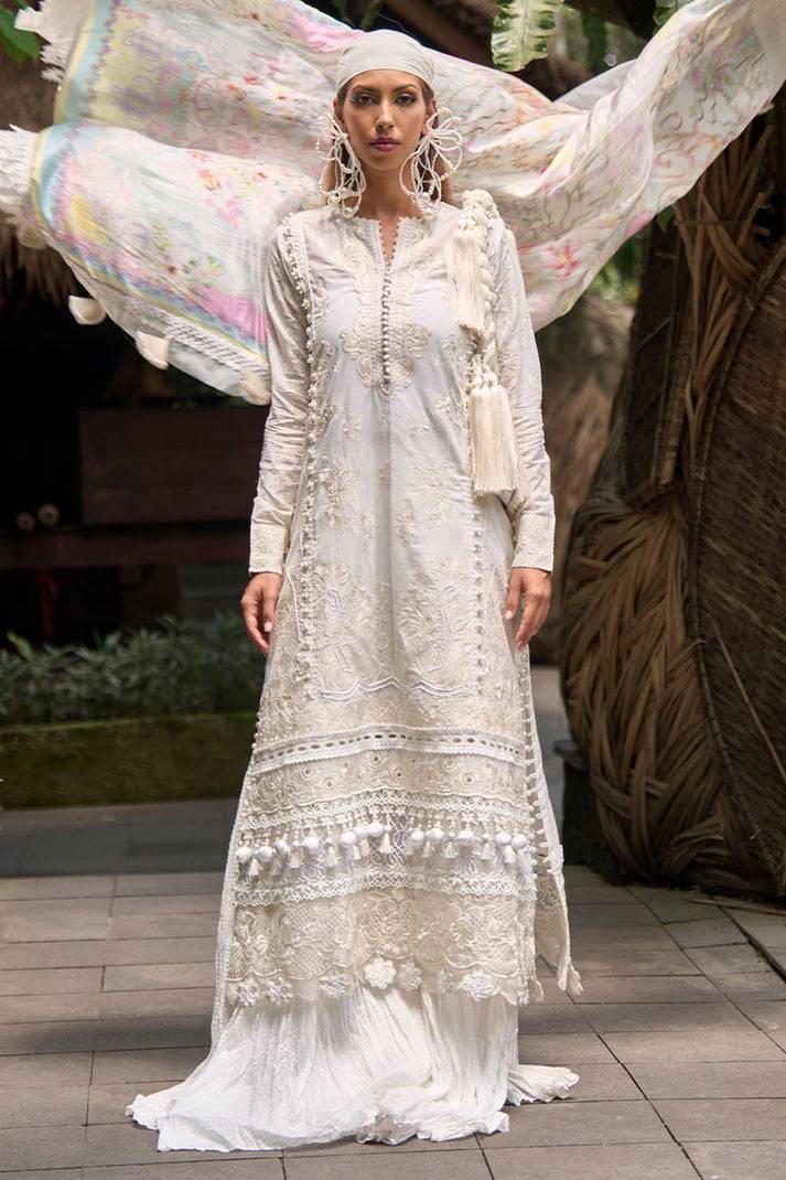Ansab Jahangir | Zoha Lawn 24 | EUPHORIBA - Pakistani Designer Dress - by Ansab Jahangir | Type: Luxury - 100% Original at Saira Sultan