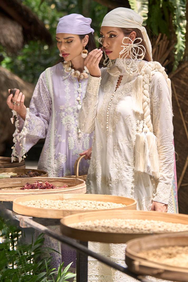 Ansab Jahangir | Zoha Lawn 24 | EUPHORIBA - Pakistani Designer Dress - by Ansab Jahangir | Type: Luxury - 100% Original at Saira Sultan