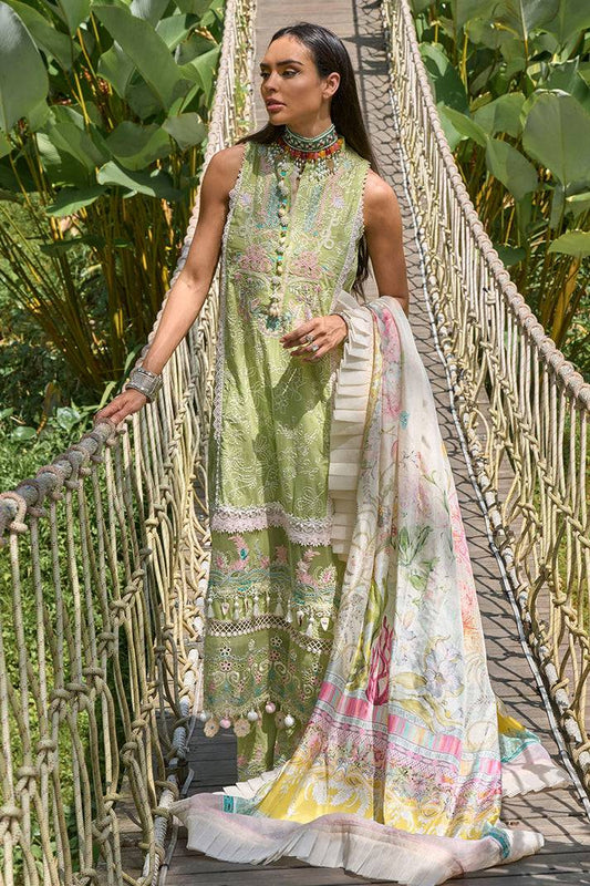 Ansab Jahangir | Zoha Lawn 24 | LOTUS POD - Pakistani Designer Dress - by Ansab Jahangir | Type: Luxury - 100% Original at Saira Sultan