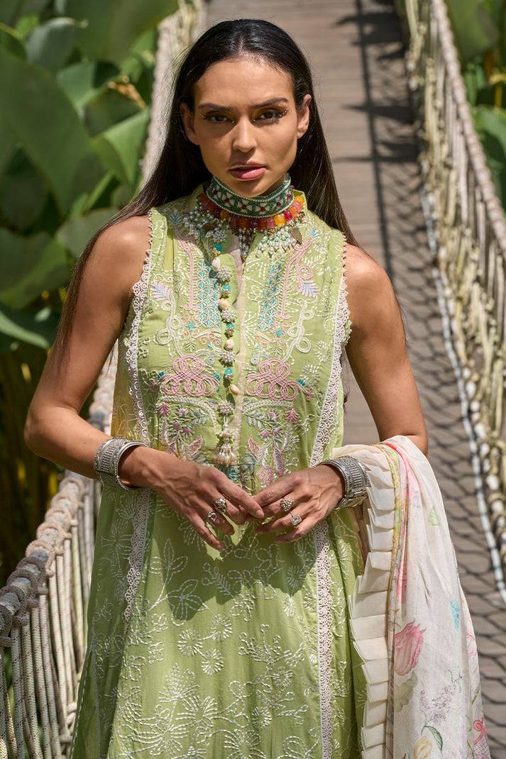 Ansab Jahangir | Zoha Lawn 24 | LOTUS POD - Pakistani Designer Dress - by Ansab Jahangir | Type: Luxury - 100% Original at Saira Sultan