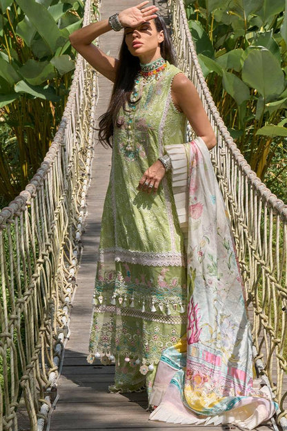 Ansab Jahangir | Zoha Lawn 24 | LOTUS POD - Pakistani Designer Dress - by Ansab Jahangir | Type: Luxury - 100% Original at Saira Sultan